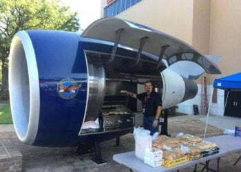 This BBQ Grill Is Built Into a Jet Engine